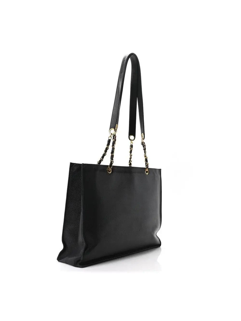 Chanel Caviar Cc Tote Black #276708C19B